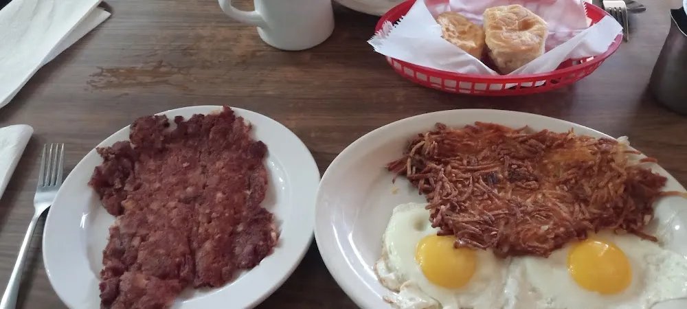 Corned Beef Hash Eggs and Hash Browns